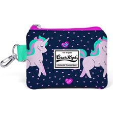 Coral High Kids Lacivert Unicorn Desenli Bozuk Para Çantası 21720