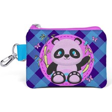 Coral High Kids Açık Pembe Mor Pandalı Bozuk Para Çantası 21759