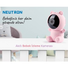 Neutron Ninni Söyleyen Gece Görüşlü Ip Bebek Izleme Kamerası Mavi - App ile Kontrol