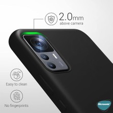 Microsonic Matte Silicone Xiaomi Mi 12T Pro Kılıf Kırmızı