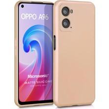 Microsonic Matte Silicone Oppo A36 Kılıf Gold