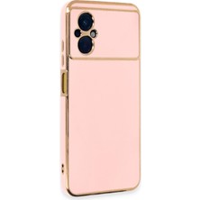 Microsonic Xiaomi Poco M5 Kılıf Olive Plated Pembe