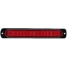 Formplas Animasyonlu Lamba Mercekli Cam Uzun 12 Led'li 12V-24V Kırmızı