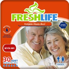 Freshlife Large Beden Büyük Boy Yetişkin Hasta Bezi 30 Adet