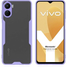 Microsonic Vivo Y16 Kılıf Paradise Glow Lila