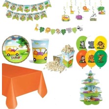 Çıtı Pıtı Store Safari Doğum Günü Süsleme Seti