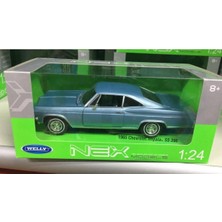 Welly 1965 Chevrolet Impala Ss 396 Mavi 1/24 Model Araba