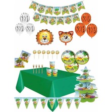 Çıtı Pıtı Store Safari Doğum Günü Parti Seti 8 Kişilik