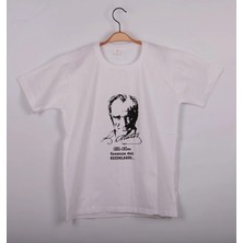 Bebelop Bebeblop Atatürk Baskılı Tişört T-Shirt Unisex 6- 15 Yaş
