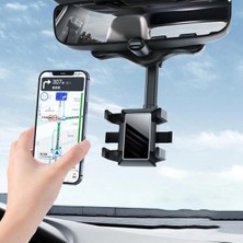 Mimtec Araç Içi Uzayan Ayarlanabilir Dikiz Aynası Telefon Tutucu Car Holder (Açıklamayı Okuyunuz)