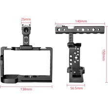 Ayex C24 Cage, Kamera Kafesi Sony A7C Uyumlu (Sony Alpha 7c, Ilce-7c, A7C Için)