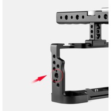 Ayex C24 Cage, Kamera Kafesi Sony A7C Uyumlu (Sony Alpha 7c, Ilce-7c, A7C Için)