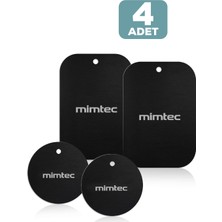 Mimtec 4 Adet Araç Içi Telefon Tutucu Mıknatısı Metal Plaka Mıknatıs Tutucular Için Yedek Mıknatıs