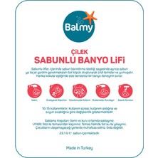 Balmy Çilek Sabunlu Banyo Lifi