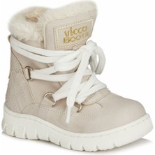 Vicco Kappa Kürklü Kız Çocuk Bej Bot