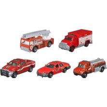 Matchbox Metal Beşli Araba Seti Mbx Fıre Rescue C1817-HCJ04