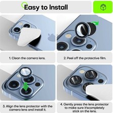 Iphone 13 ve 13 Mini Uyumlu Kamera Lens Koruyucu