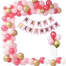 Çıtı Pıtı Store Pembe Mutlu Doğum Günü