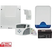 Teknim (VAP-404PTA) Vap Serisi Kablolu Alarm Seti (Akü Dahil)