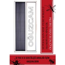 Oğuz Cam Pilise Pileli Sürgülü Sineklik Akordiyon Kapı Pencere Sinekliği (Pvc Pimapen Kapı, Çelik Kapı, Demir Kapı, Ahşap Kapı)