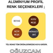 Oğuz Cam Pilise Pileli Sürgülü Sineklik Akordiyon Kapı Pencere Sinekliği (Pvc Pimapen Kapı, Çelik Kapı, Demir Kapı, Ahşap Kapı)