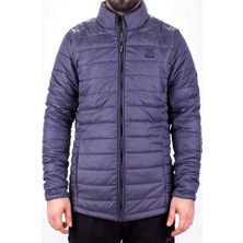 Kinetix Padded Coat Koyu Gri Günlük Şişme Erkek Mont