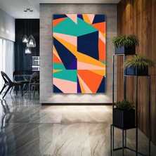 SML Tablo Geometrik Desenler Modern Sanat Soyut Dekoratif Kanvas Tablo