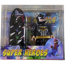 Avengers Heroes Karakter Kaykaylı LEGO Oyuncak Yenilmezler Kaykaylı Batman Figür LEGO Oyuncak