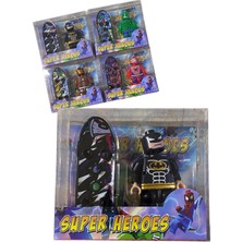 Avengers Heroes Karakter Kaykaylı LEGO Oyuncak Yenilmezler Kaykaylı Batman Figür LEGO Oyuncak