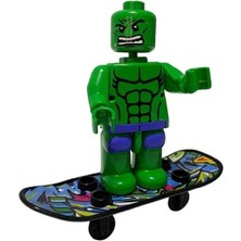 Avengers Heroes Karakter Kaykaylı LEGO Oyuncak Yenilmezler Kaykaylı Hulk Figür LEGO Oyuncak