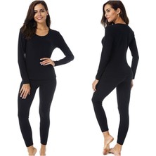 Tutku Kadın Siyah Termal Içlik Alt Üst Takım