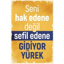 Hayat Poster Duvar Yazıları Komik Sözler Retro Ahşap Poster