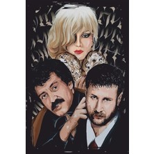 Hayat Poster Bergen Azer Bülbül Müslüm Gürses Arabesk Retro Ahşap Poster