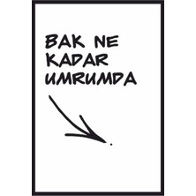 Hayat Poster Bak Ne Akdar Umrumda Komik Sözler Retro Ahşap Poster