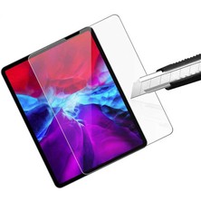 Case 4U Apple iPad Pro 2022 M2 (4. Nesil) / iPad Pro 2021 (3.Nesil) / iPad Pro 2020 (2.Nesil) 11 inç Uyumlu Tablet Cam Ekran Koruyucu 9H Sert Temperli Şeffaf