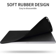 Case 4U Apple iPad Pro 2018 Kılıf Yumuşak Premier Sky Silikon Tablet Arka Kapak - 11 inç uyumlu Kırmızı