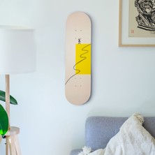 Hedgehog Art Shop "suicide" Kaykay Duvar Dekoru, El Yapımı Ahşap Duvar Dekoru