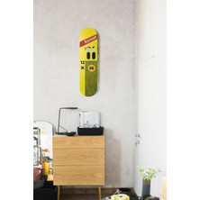 Hedgehog Art Shop "sprout" Kaykay Duvar Dekoru, El Yapımı Ahşap Duvar Dekoru