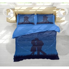 Erays Home Gökyüzü Aşk Temalı 3D Çift Kişilik Nevresim Takımı
