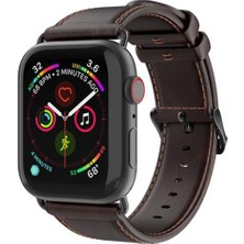 Coofbe Hermes Loop Deri Apple Watch 42-44-45MM Kordon Kayış, Ultra Hafif, Çelik Tokalı Kayış