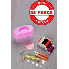 Kaktüskedi 32 Parça Kutulu Seyahat Dikiş Iğne Iplik Seti 715495