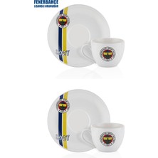 Neva N3425 Fenerbahçe Lisanslı 1907 2'li Çay Fincan Takımı Fb ZC076TDS06