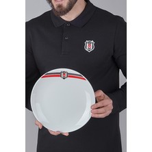Neva Beşiktaş Çizgili 2'li Pasta Tabağı