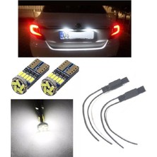 Eraks Car Accesories Fıat Egea LED Plaka Ampulü T10 15 LED ve Arıza Kesici