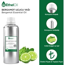 Etheloil Bergamot Uçucu Yağı - Etheloil - 1 kg - %100 Saf ve Doğal Uçucu Yağ - Üretici Firma, Yüksek Kalite - Bergamot Essential Oil - Citrus Bergamia Risso & Poit.