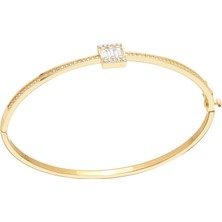 Diamond Line-Gülaylar 14 Ayar Sarı Altın Baget Bilezik