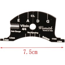 2pcs 4/4 Keman/çello Köprü Klavye Şablonu Referans Onarımı (Yurt Dışından)