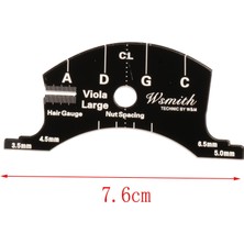 Perfk 4/4 Keman Viyola Için Keman String Köprü Şablonu Onarımı (Yurt Dışından)