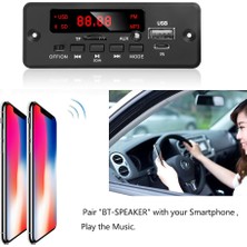 Sonreyon 2 x 25 watt hoparlör çıkışlı Dekoder USB Bluetooth Tf Kart Fm Radio Mp3 Player