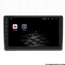 Myway Audi A4 Android Multimedya Carplay Navigasyon Ekran - 8gb RAM+128 GB HDD - Myway